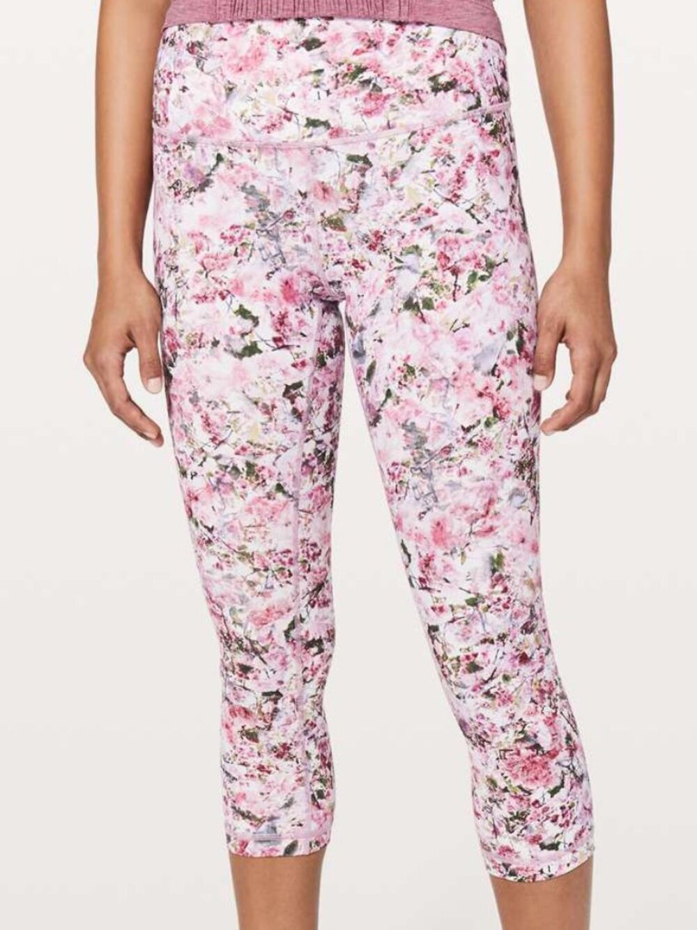 Lululemon Wunder Under Crop Blossom Spritz Multi